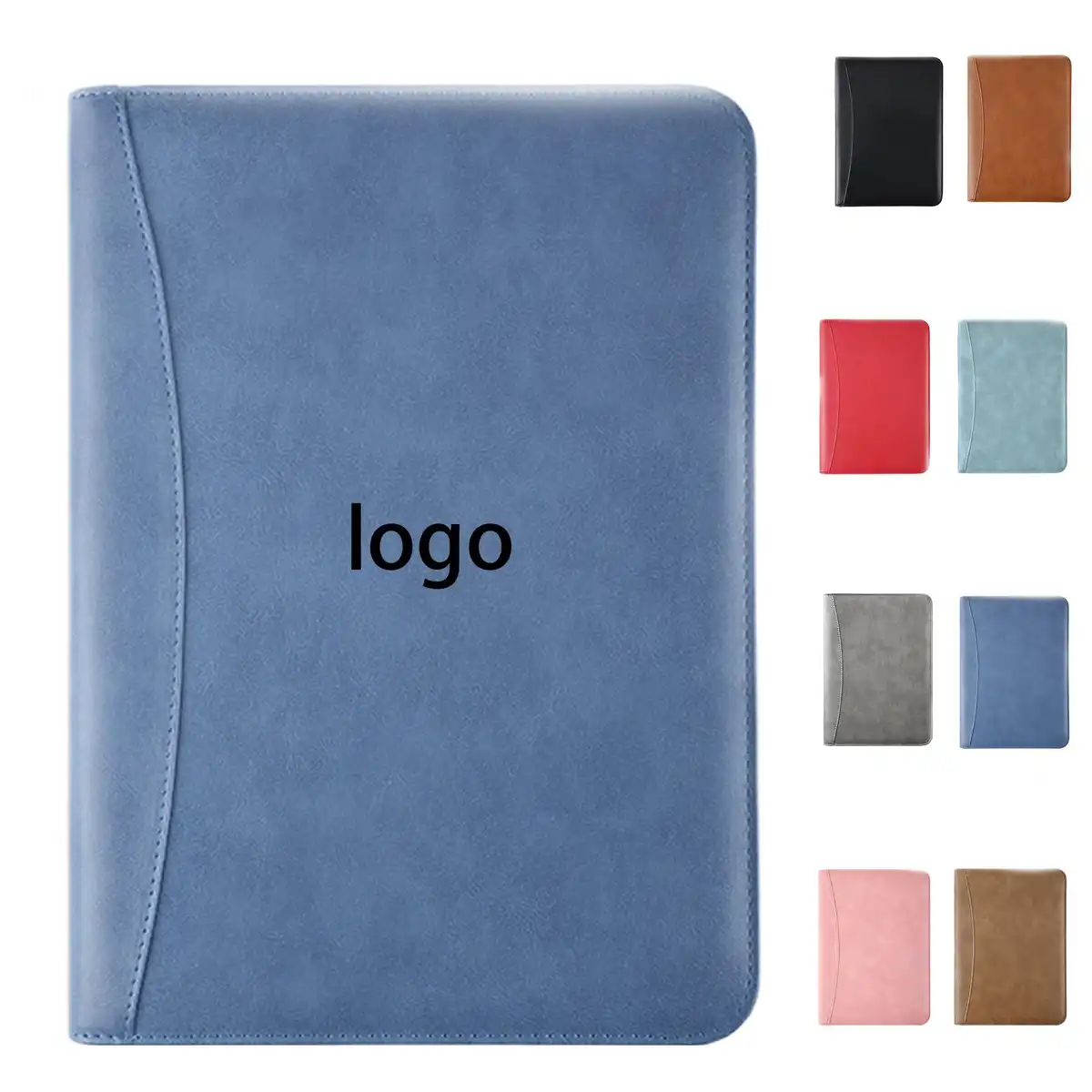 PU Leather Calculator Notebook product detail view