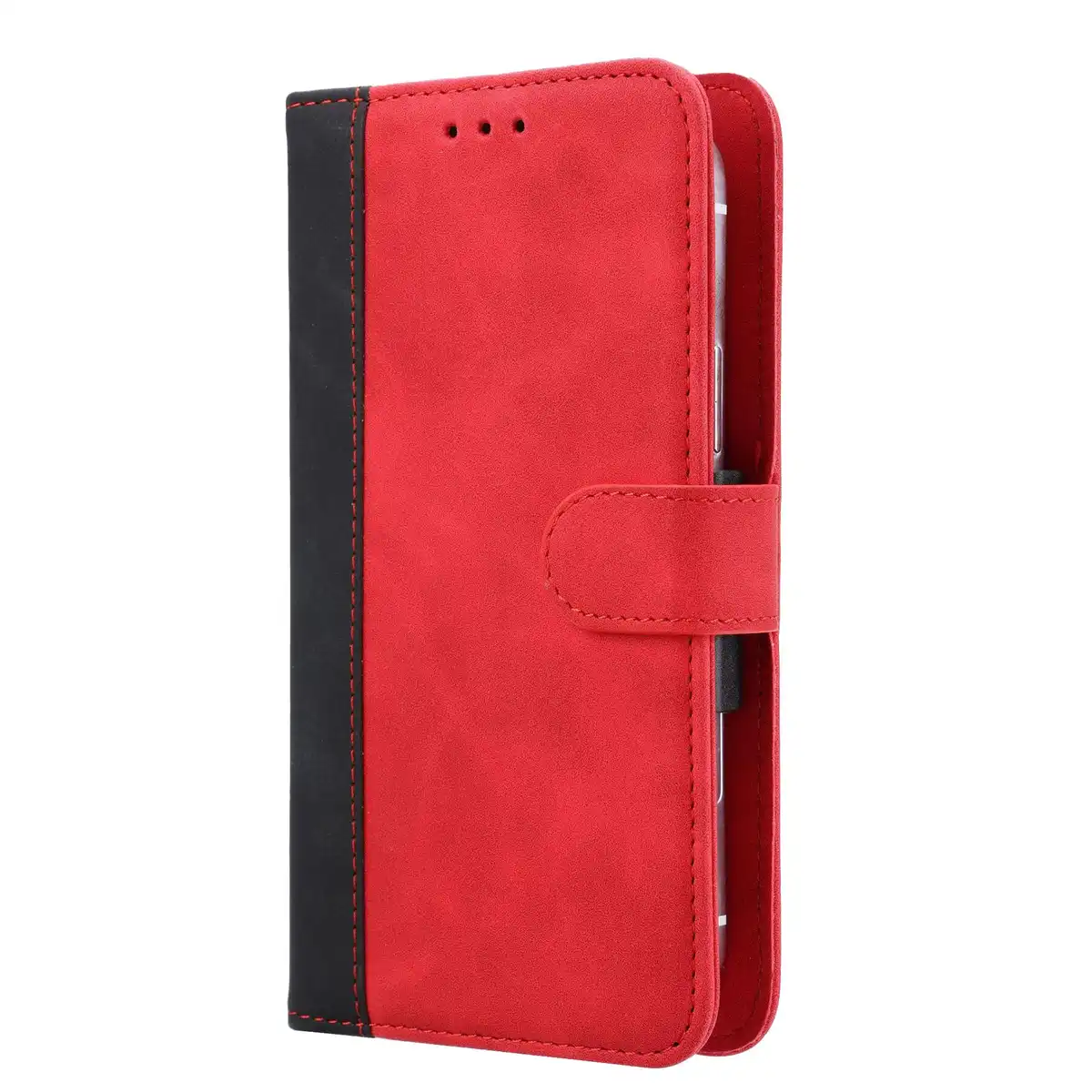 Leather Wallet Phone Case custom logo imprint view