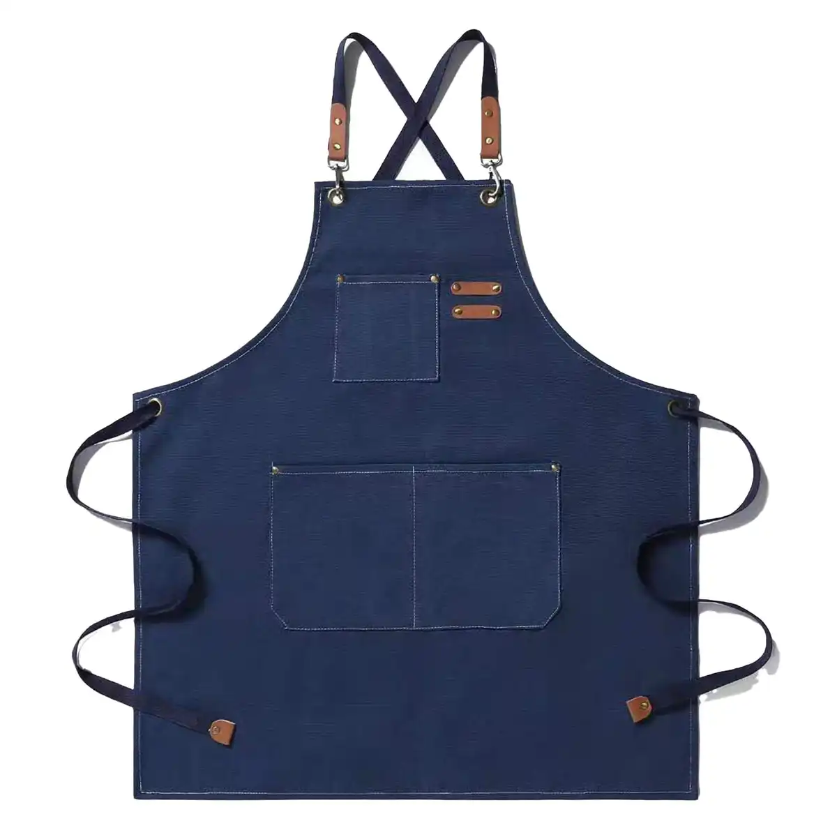 Durable Canvas Apron with Pockets alternate product angle