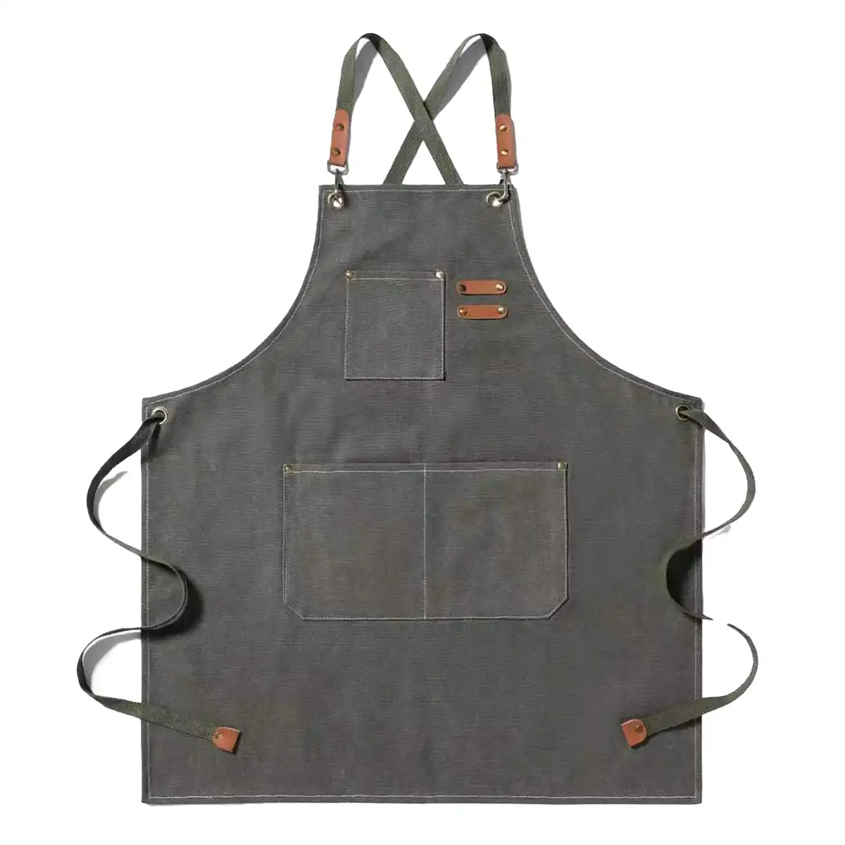 Durable Canvas Apron with Pockets additional product view