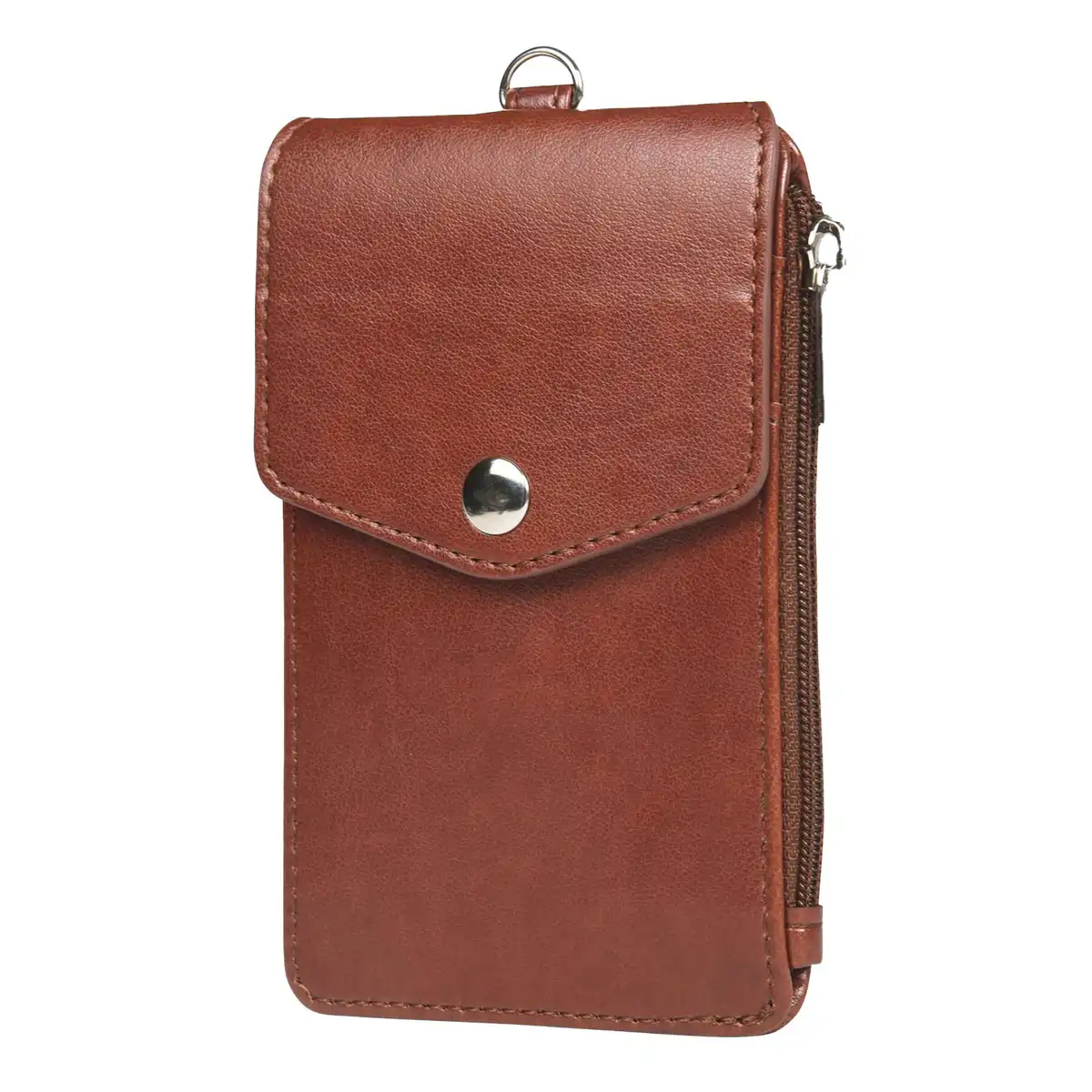 Genuine Leather ID Badge Holder product close-up