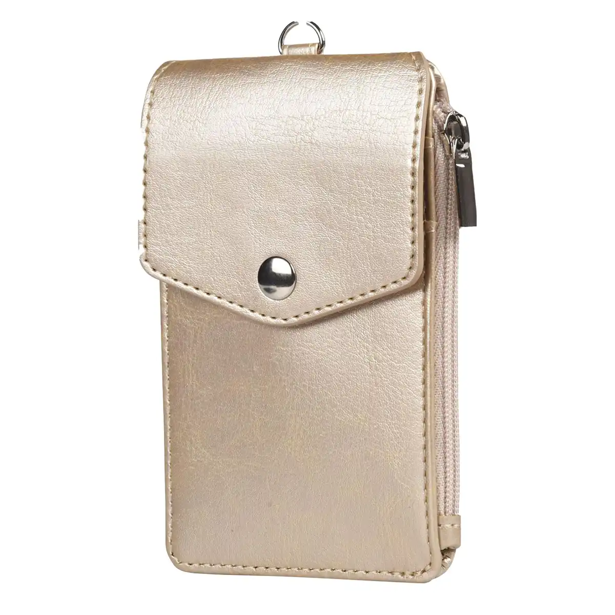 Genuine Leather ID Badge Holder product with accessories