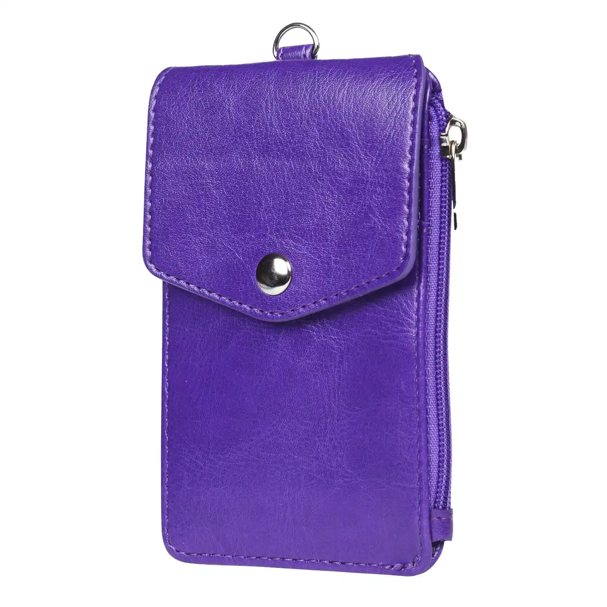 Genuine Leather ID Badge Holder product in use