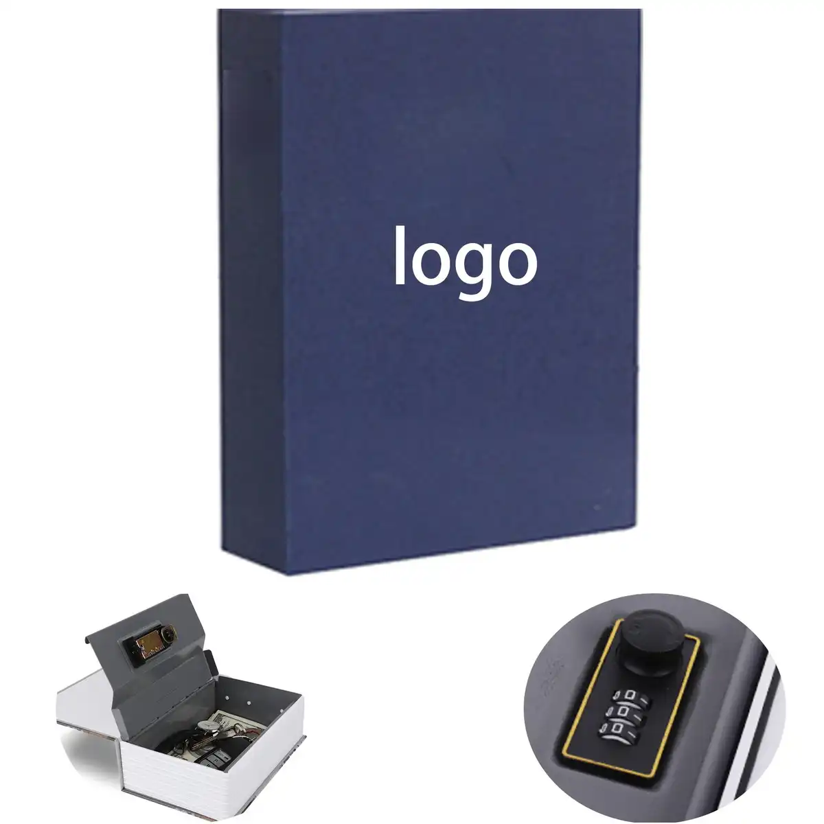 Hidden Book Safe with Lock