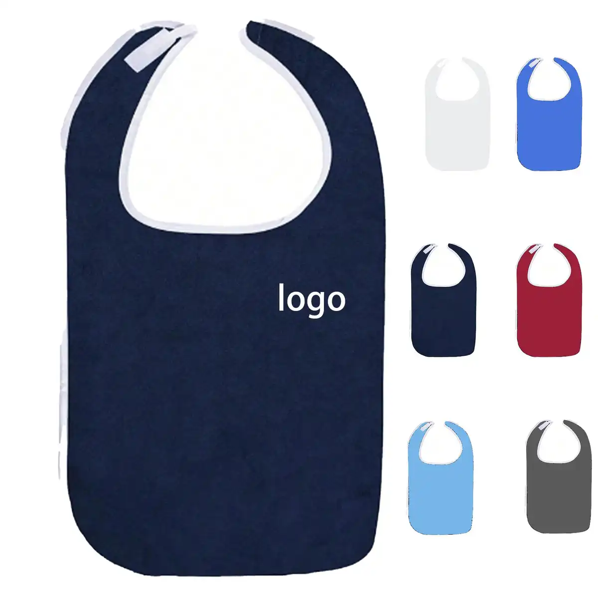 Soft Absorbent Adult Bib product detail view