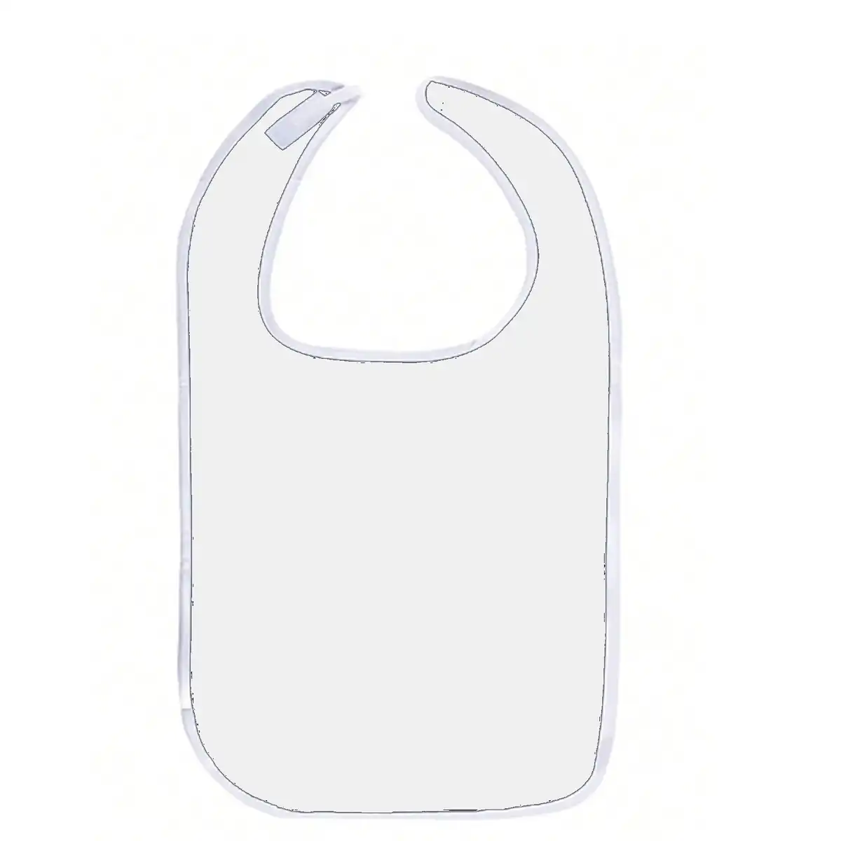 Soft Absorbent Adult Bib custom logo imprint view