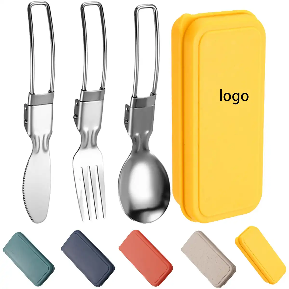 Compact Folding Cutlery Set product detail view
