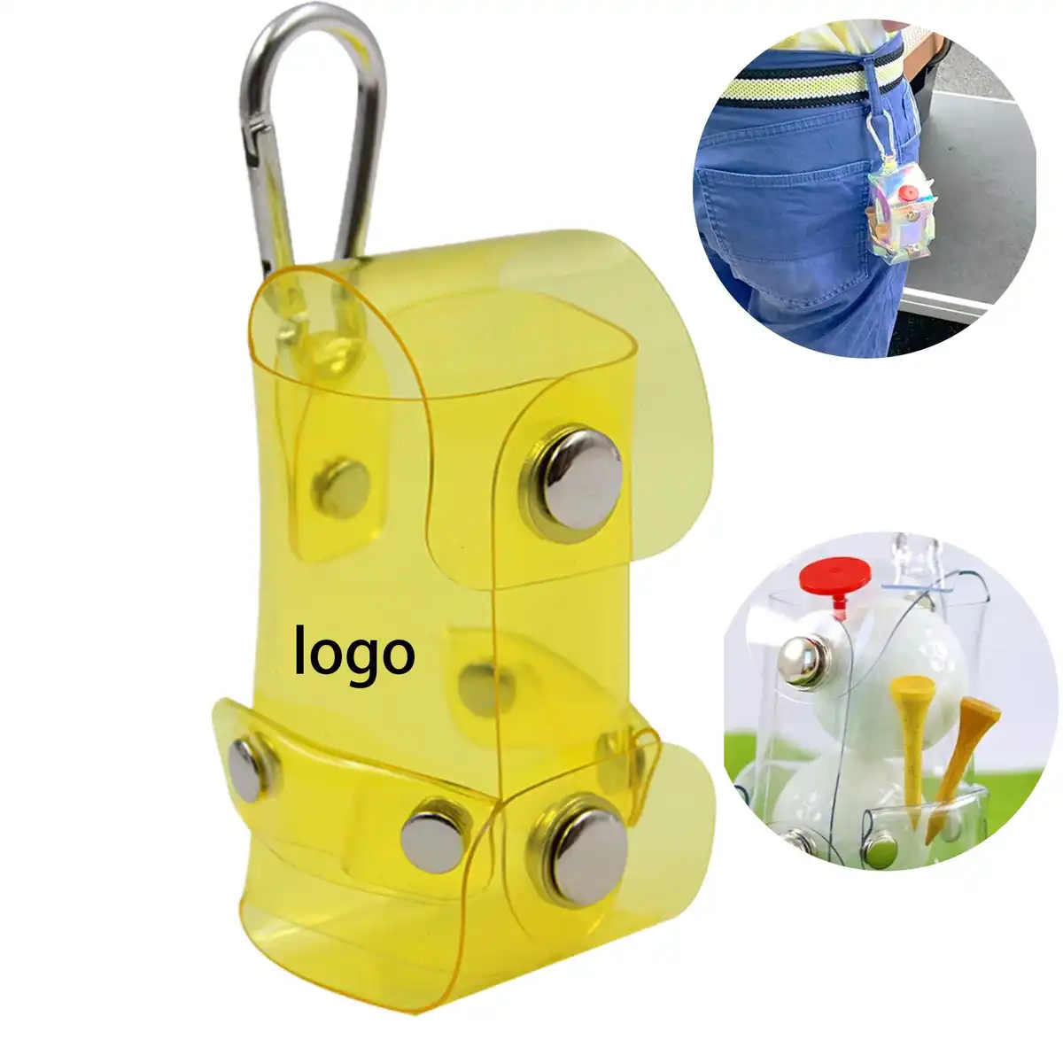Clear Golf Ball Waist Pouch