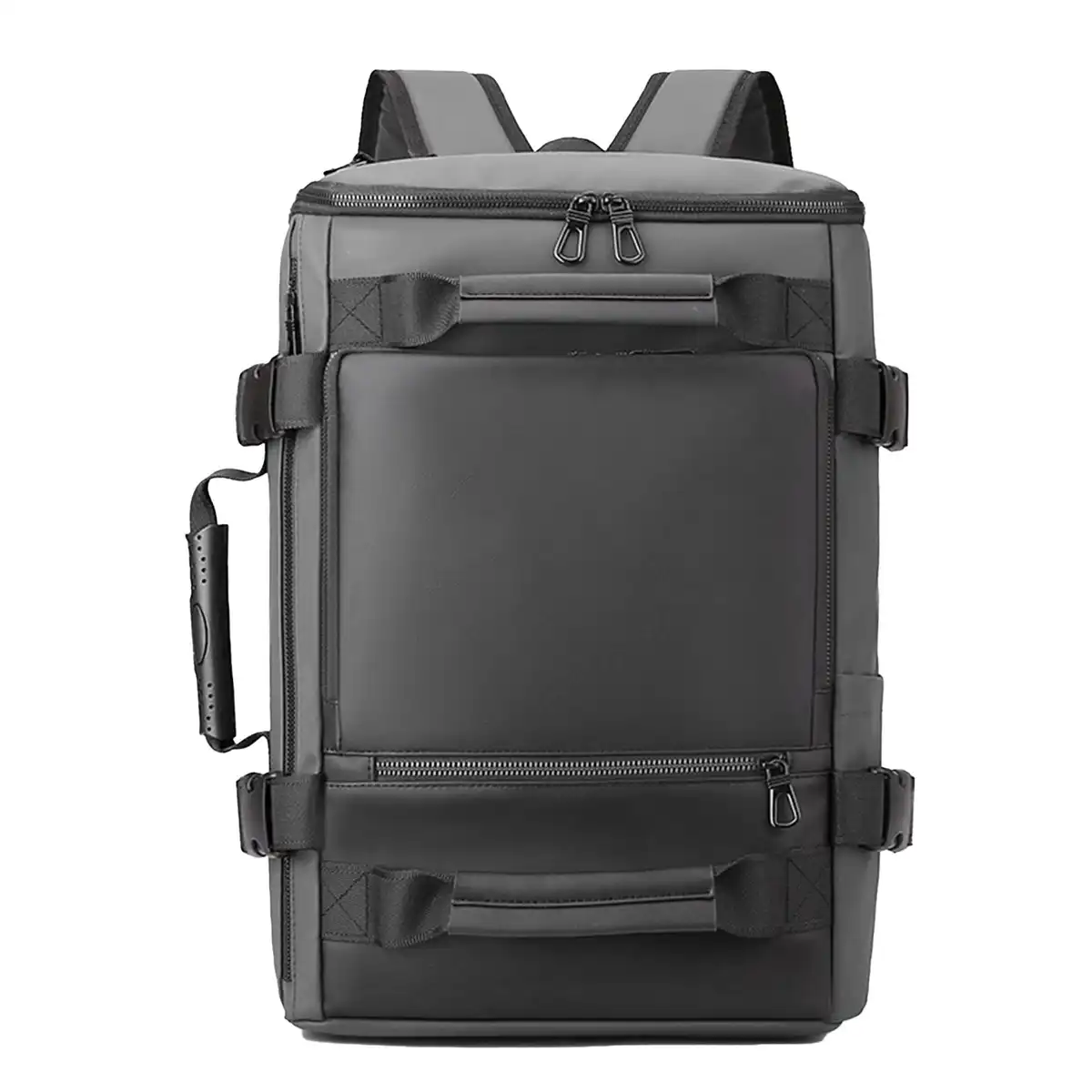 3-in-1 Leather Laptop Tote product close-up