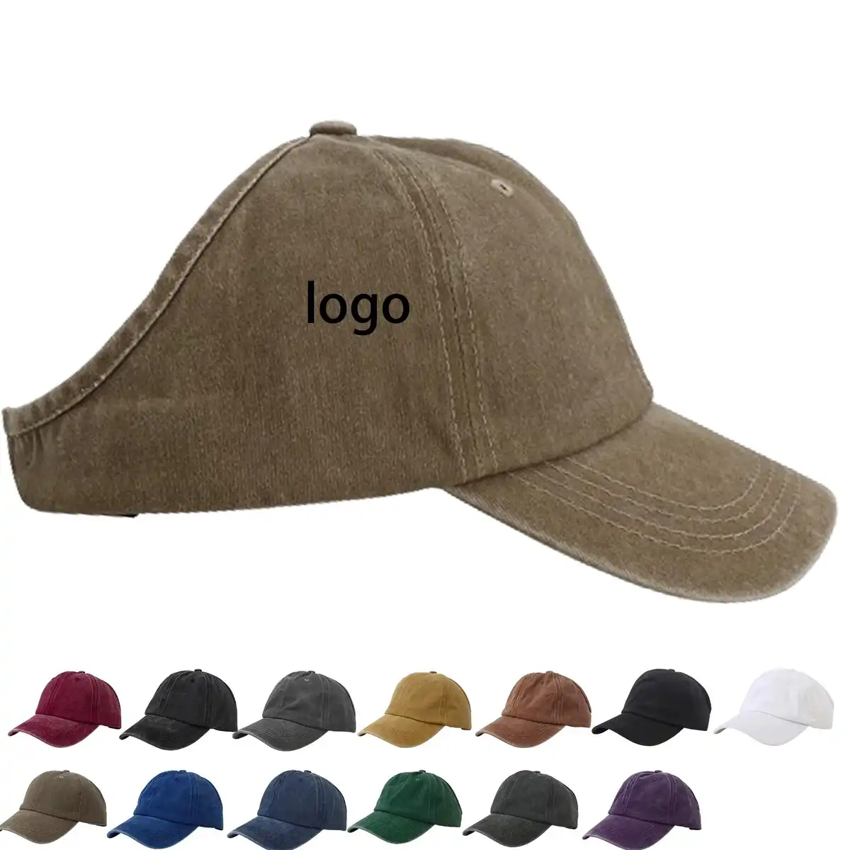 Vintage Open Back Sun Visor product detail view