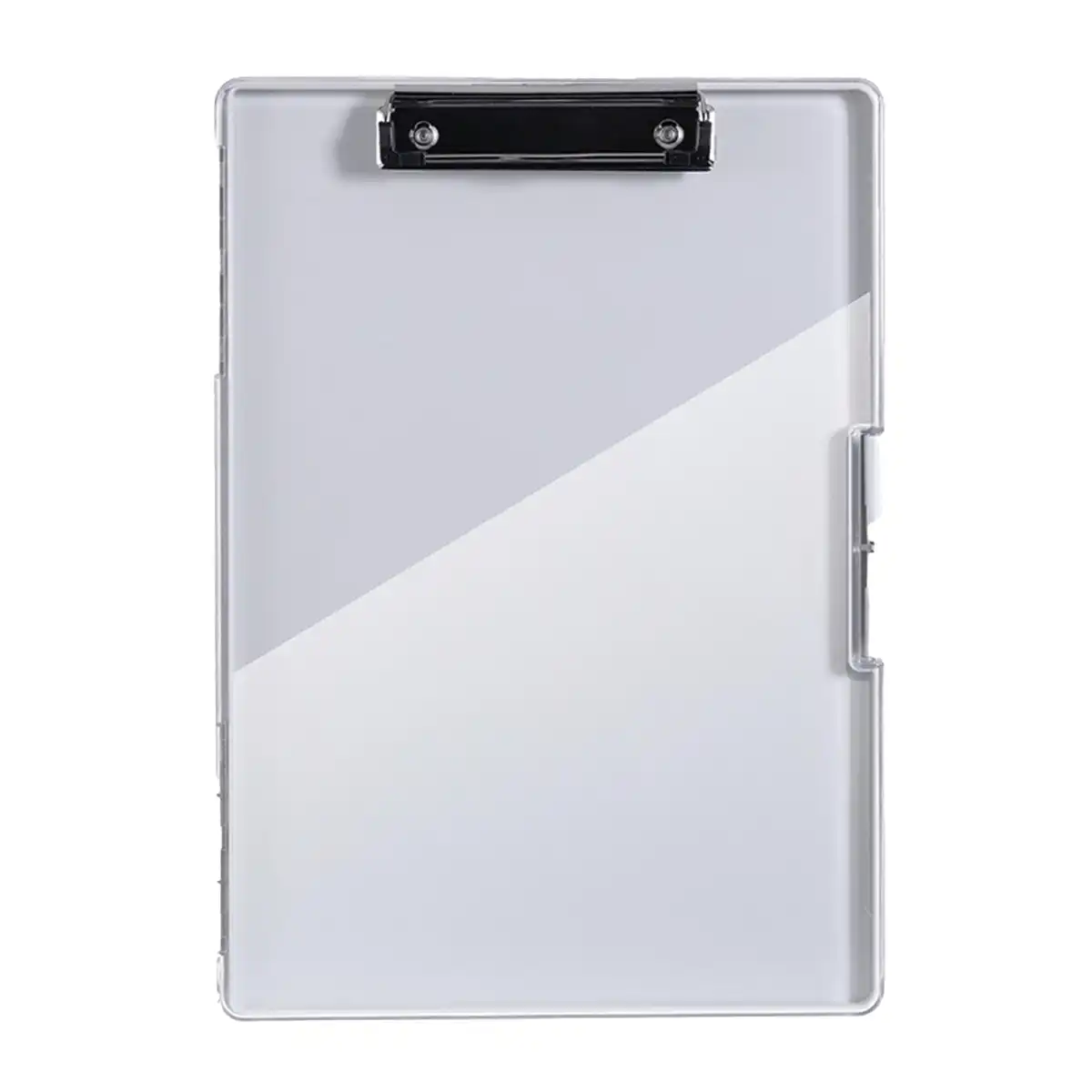 Clear Document Organizer Case custom logo imprint view