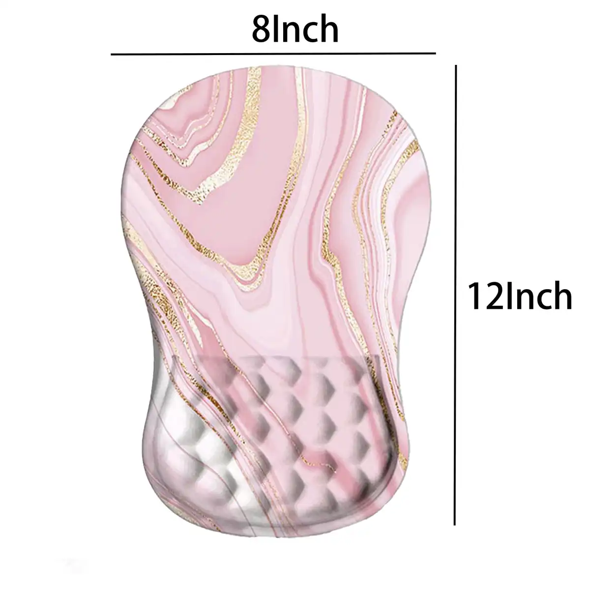 Ergonomic Mouse Pad with Massage Wrist Support alternate product angle