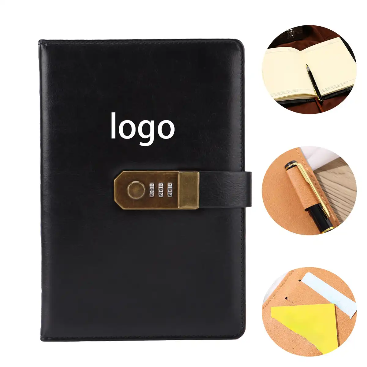 Leather Locking A5 Journal