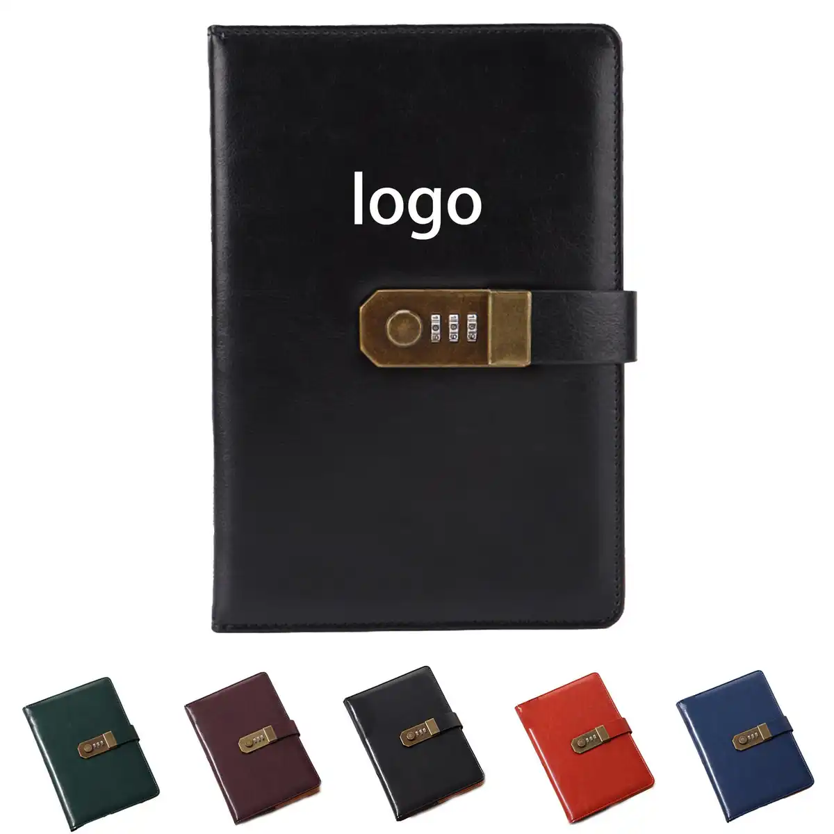 Leather Locking A5 Journal product detail view
