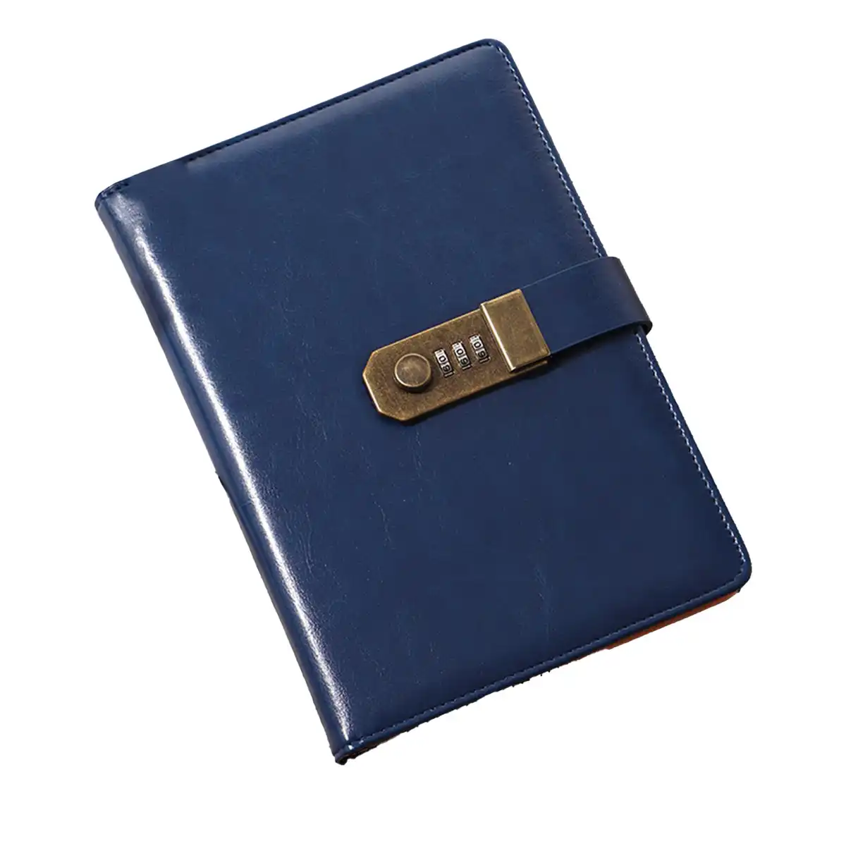 Leather Locking A5 Journal alternate product angle