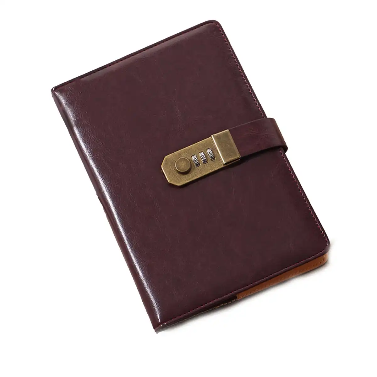 Leather Locking A5 Journal product close-up