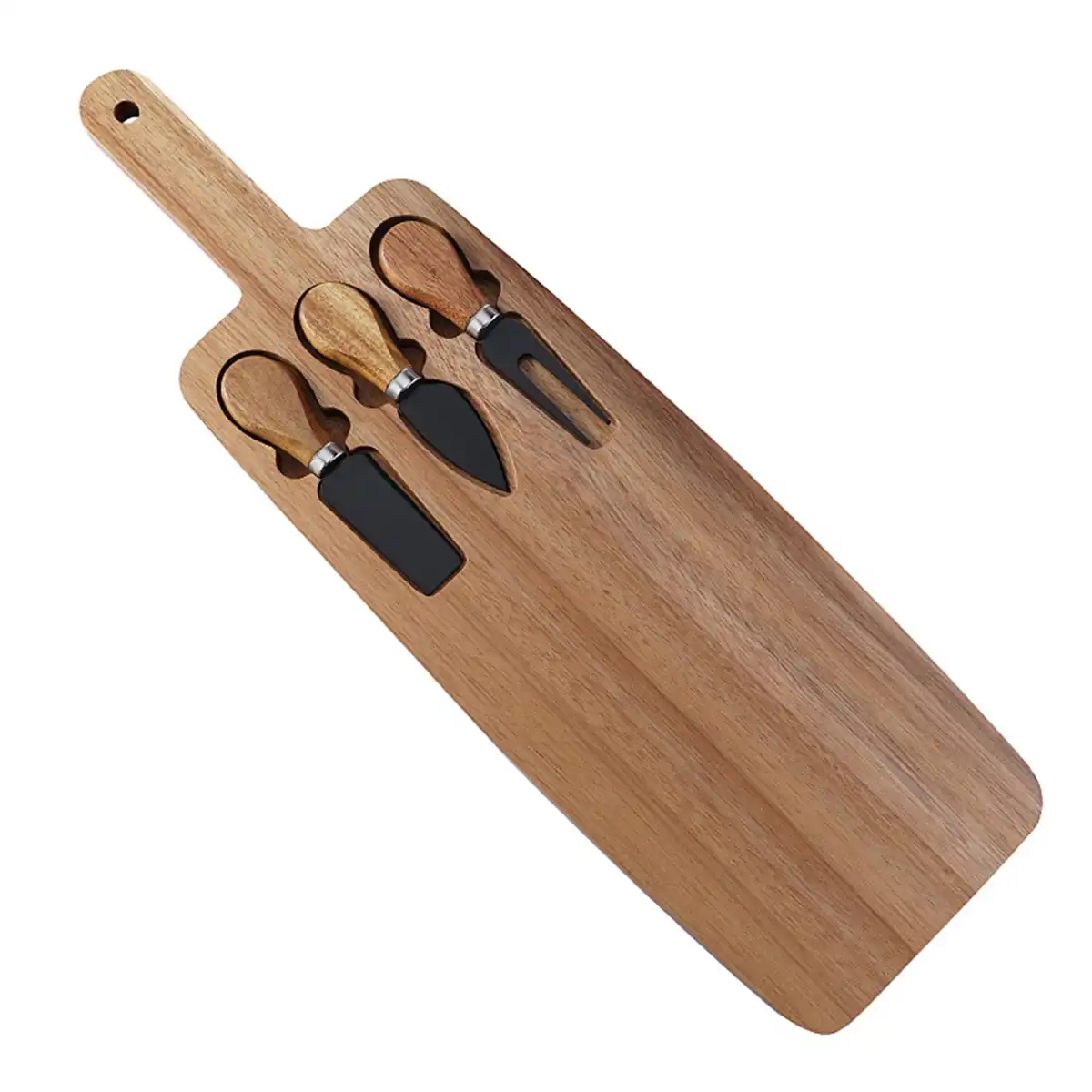 Premium Wood Cheese Board Set alternate product angle