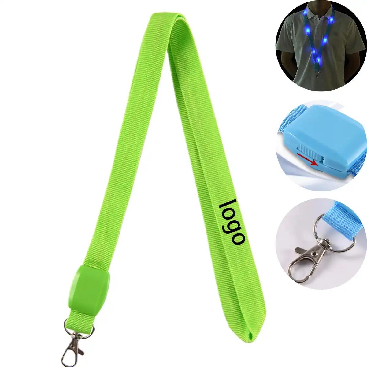 LED Lanyard Bright Night Glow
