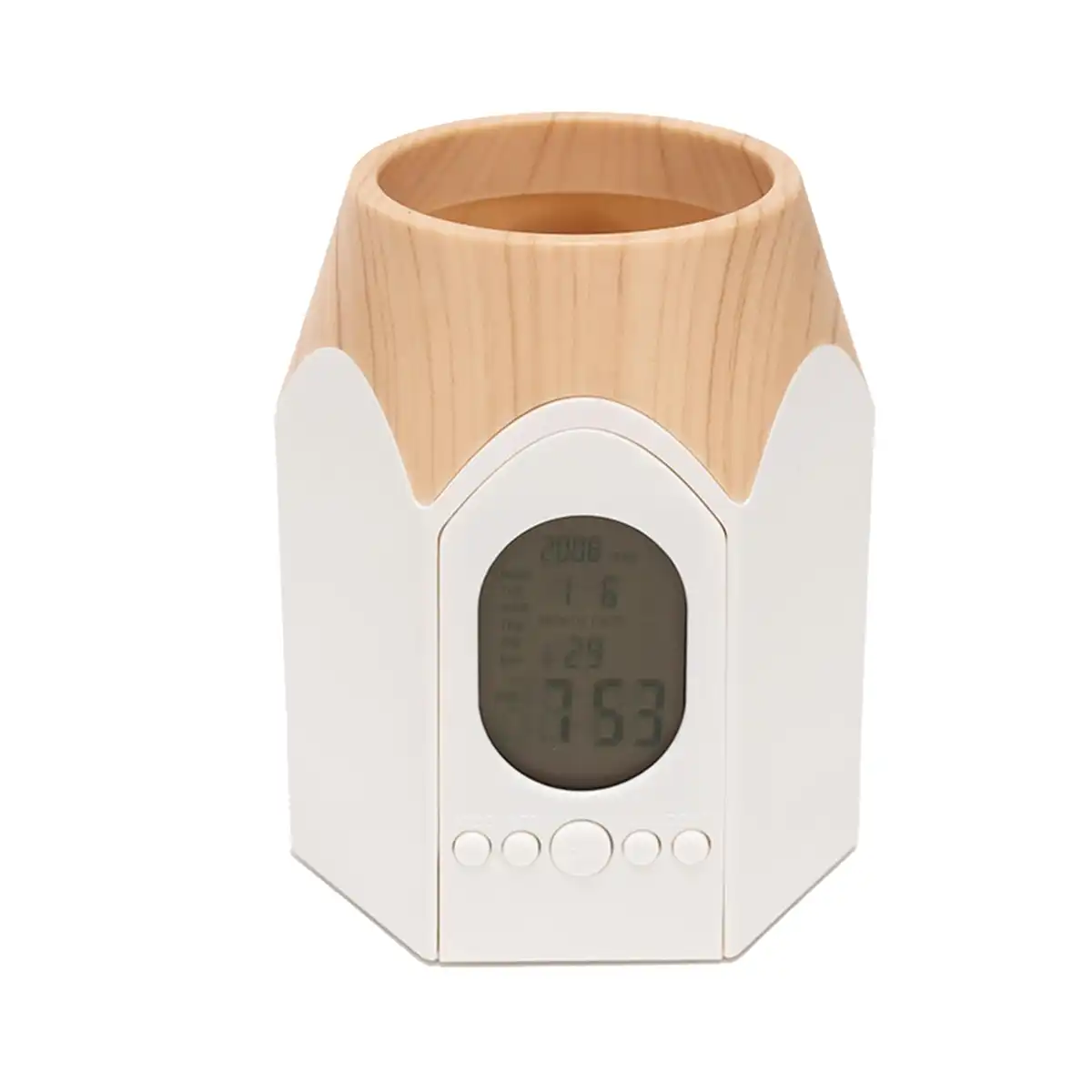 Digital Desk Organizer Pen Holder product with accessories