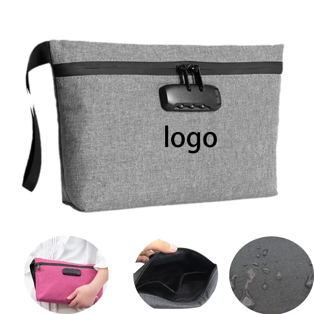 Odor Blocking Lockable Travel Pouch