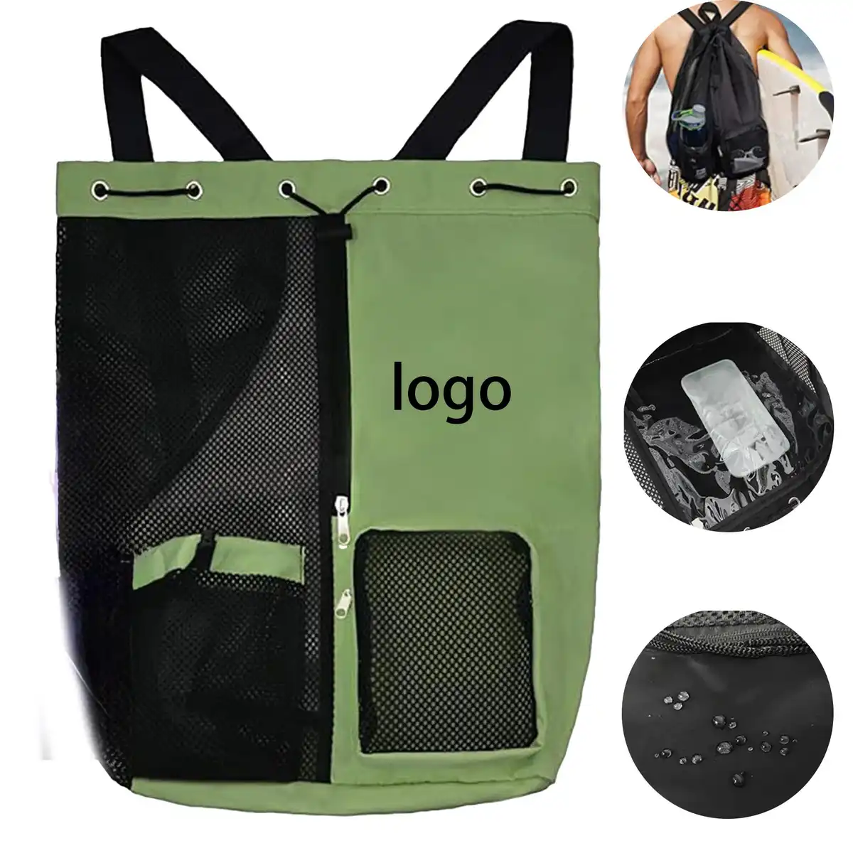 Breathable Mesh Swim Backpack