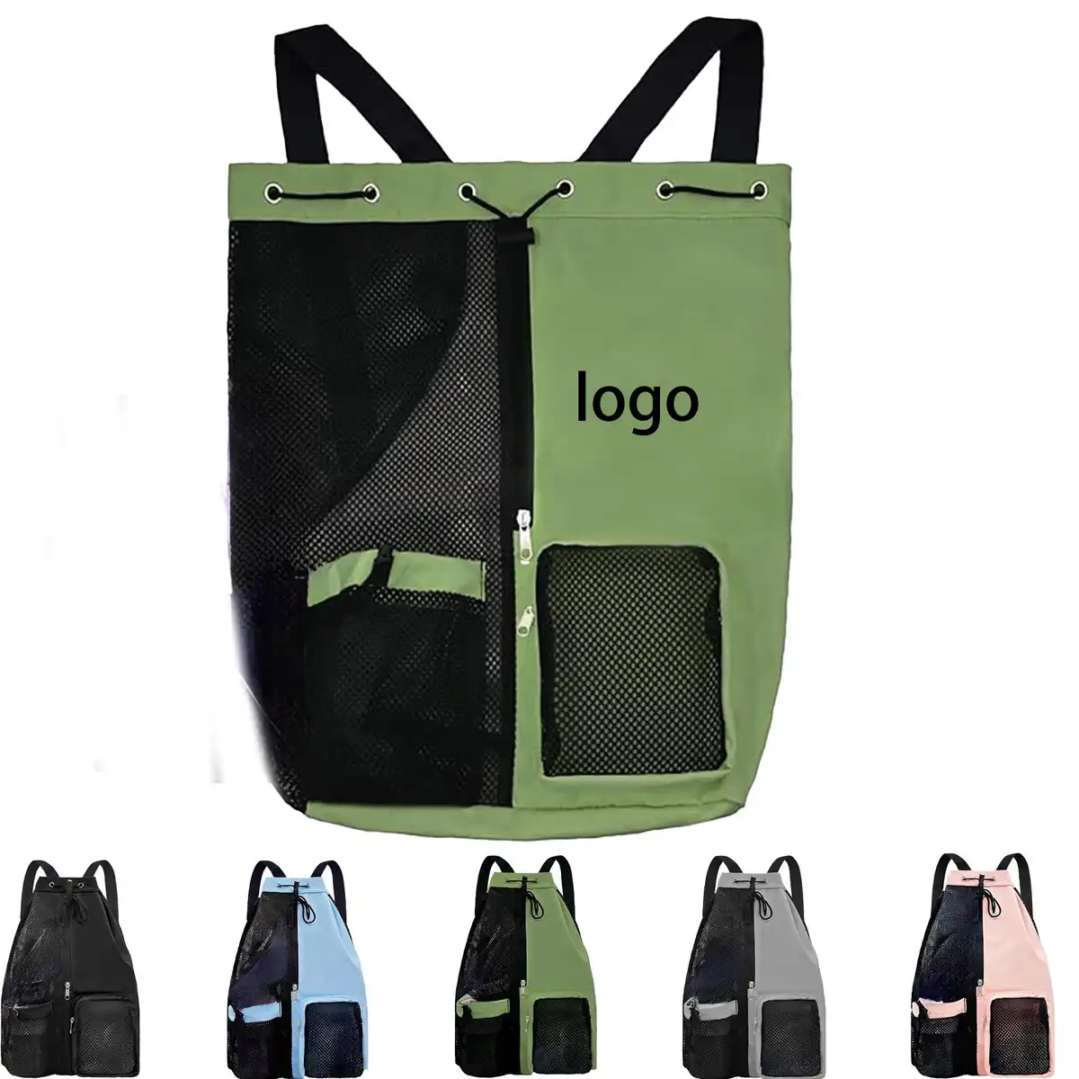 Breathable Mesh Swim Backpack product detail view