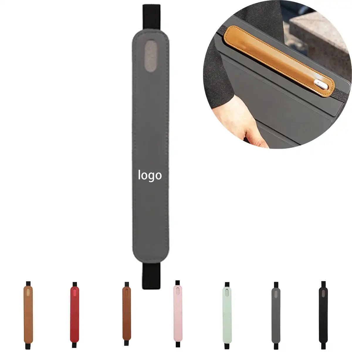 Premium PU Leather Pen Holder