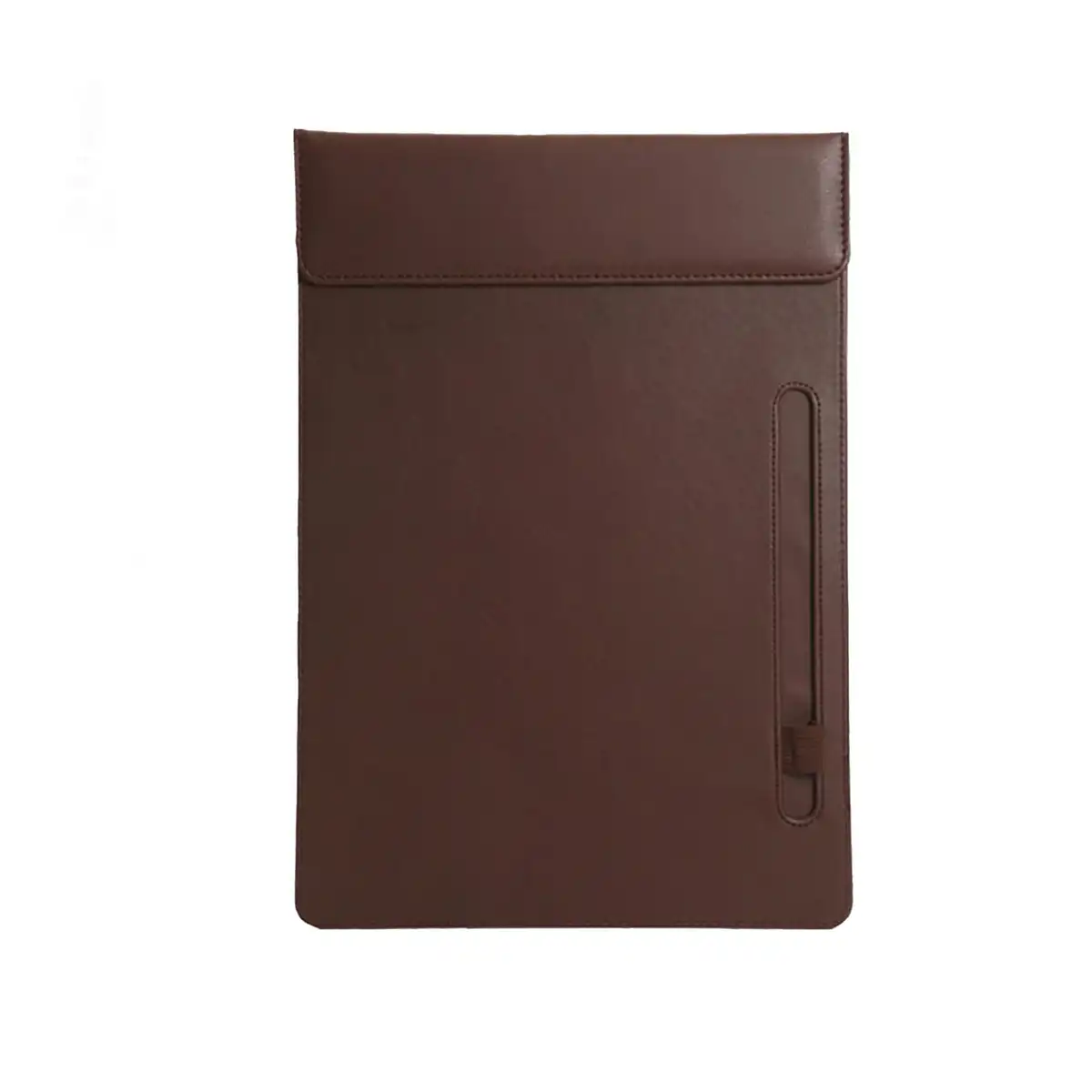 Premium PU Leather Magnetic Clipboard product close-up