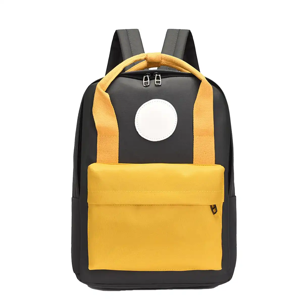 Kids Oxford School Backpack custom logo imprint view