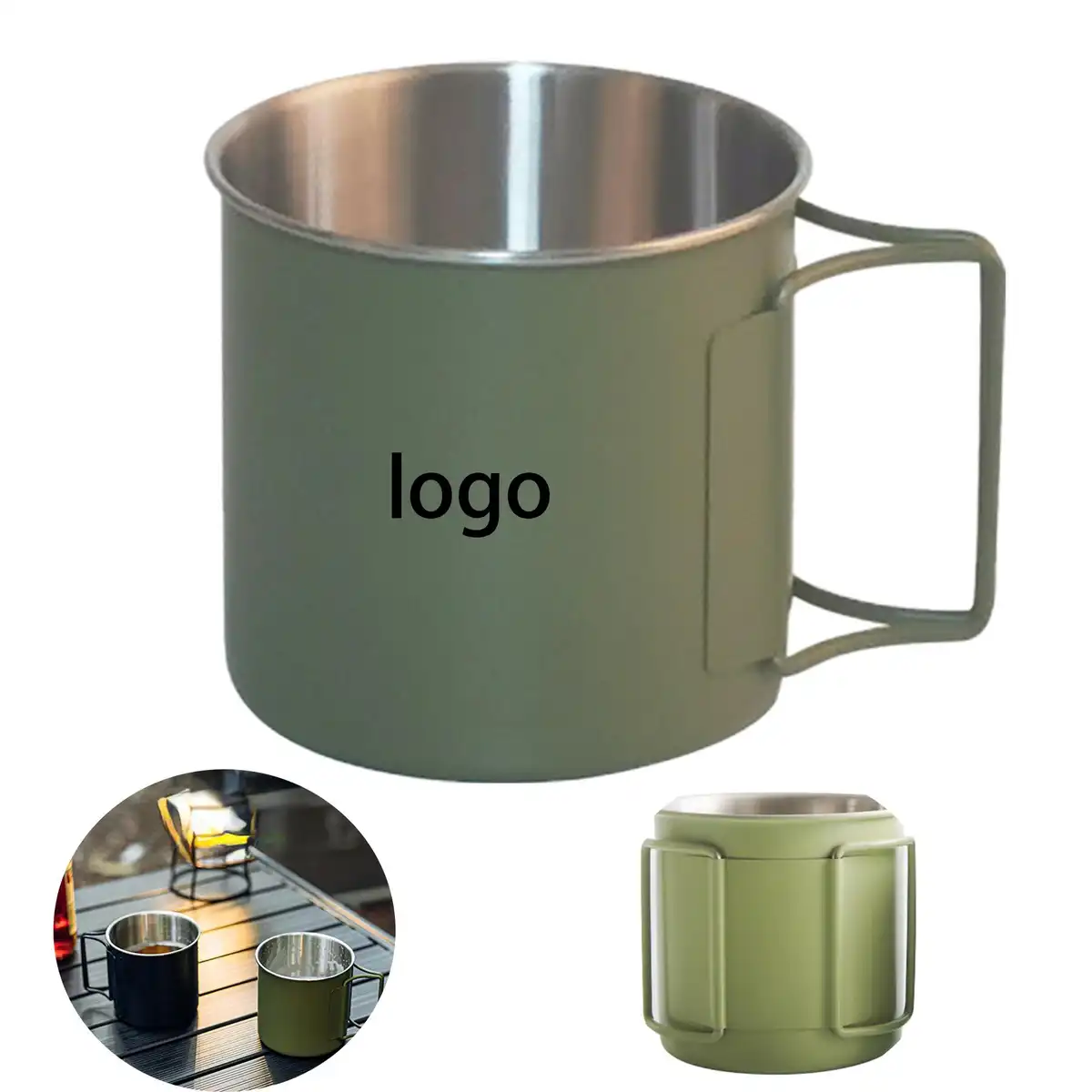 Collapsible Stainless Steel Travel Cup