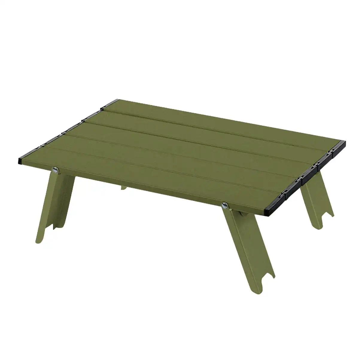 Portable Aluminum Folding Camp Table product with accessories