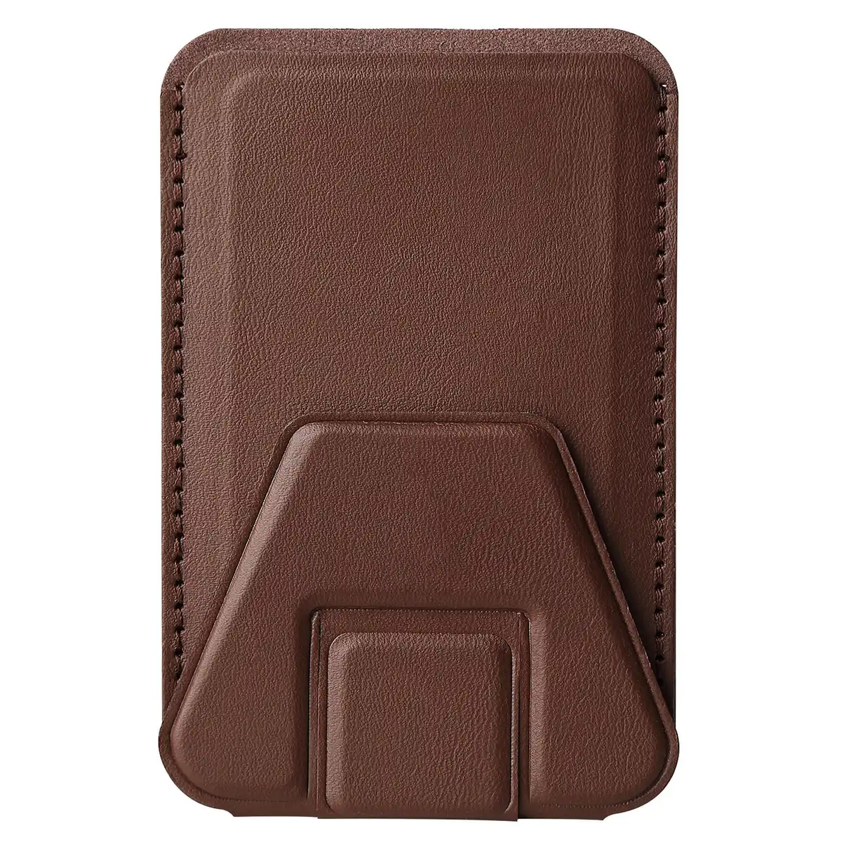 Slim Leather Phone Wallet Stand product with accessories