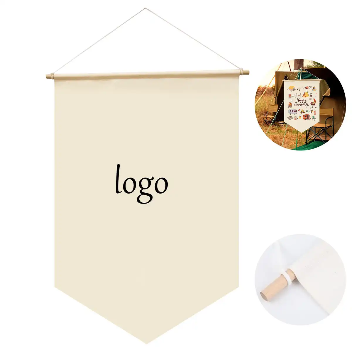 Rugged Outdoor Party Pennant