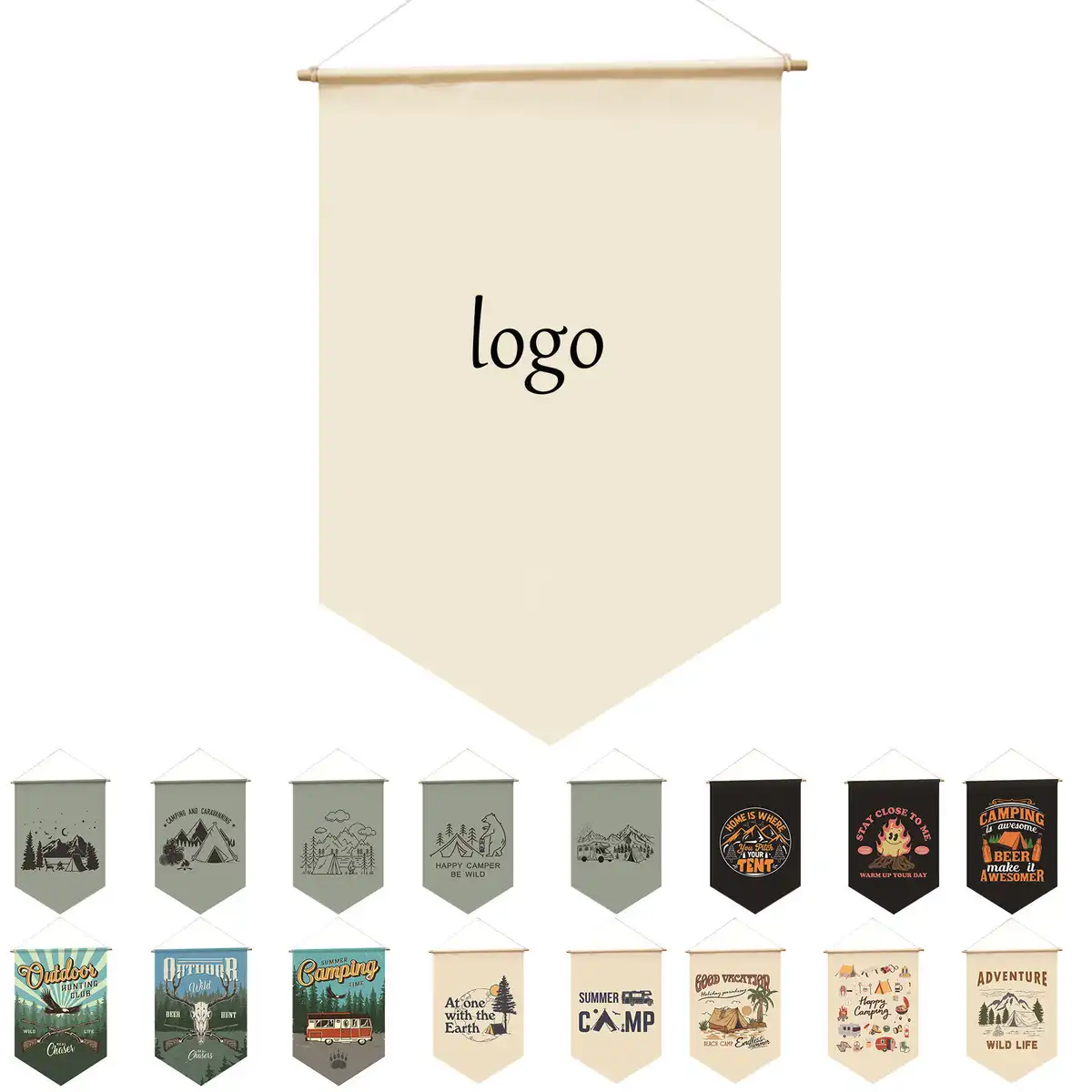 Rugged Outdoor Party Pennant product detail view