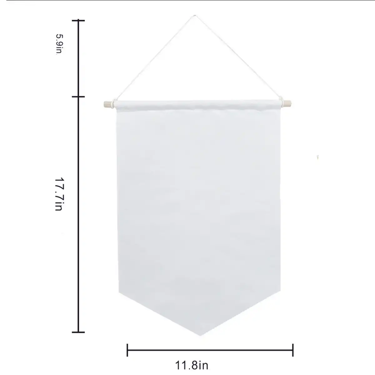 Rugged Outdoor Party Pennant alternate product angle