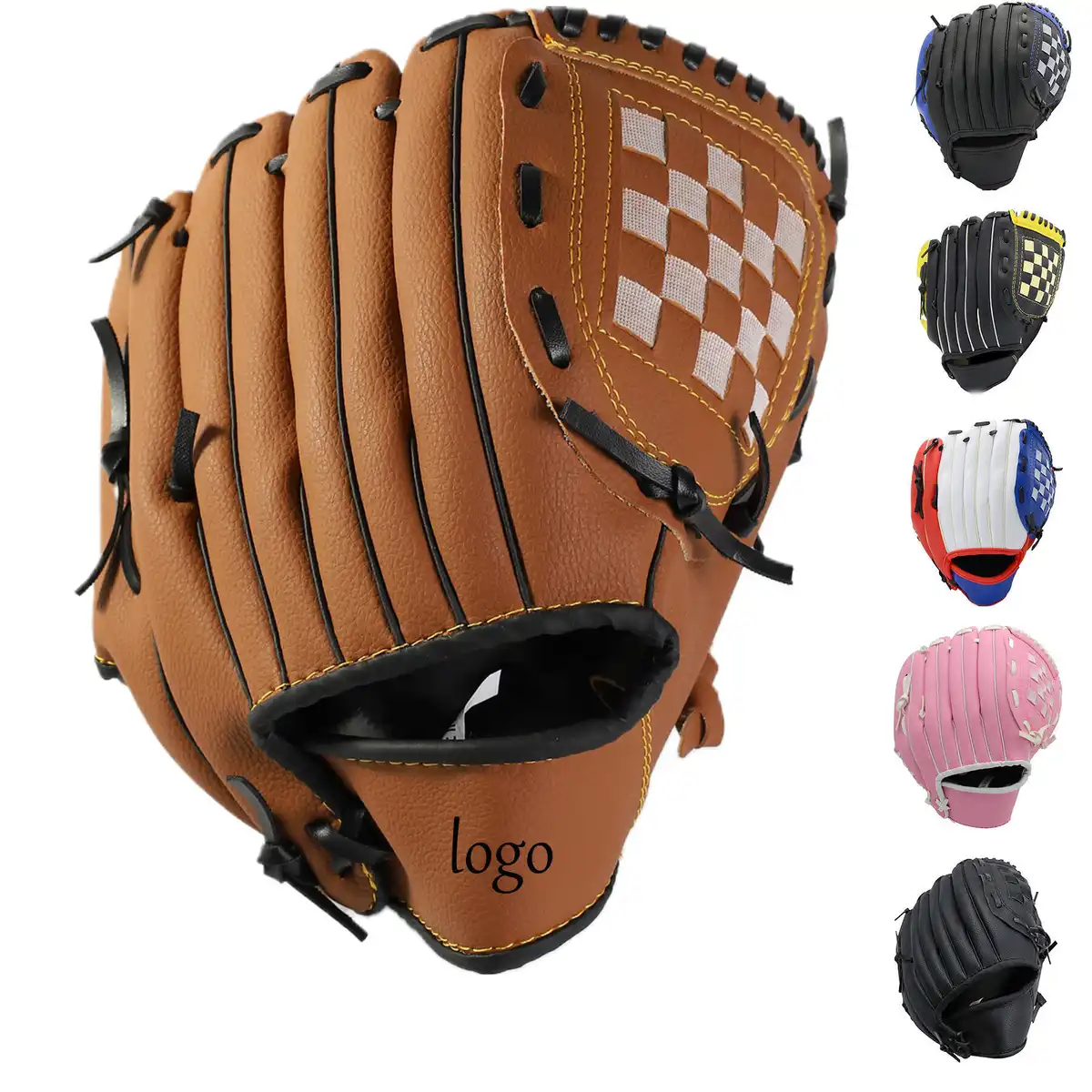 Pro Leather Baseball Glove product detail view
