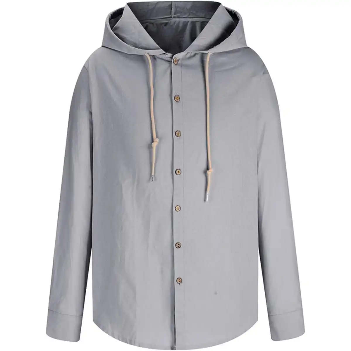 Cozy Cotton Linen Hooded Tee product image 9