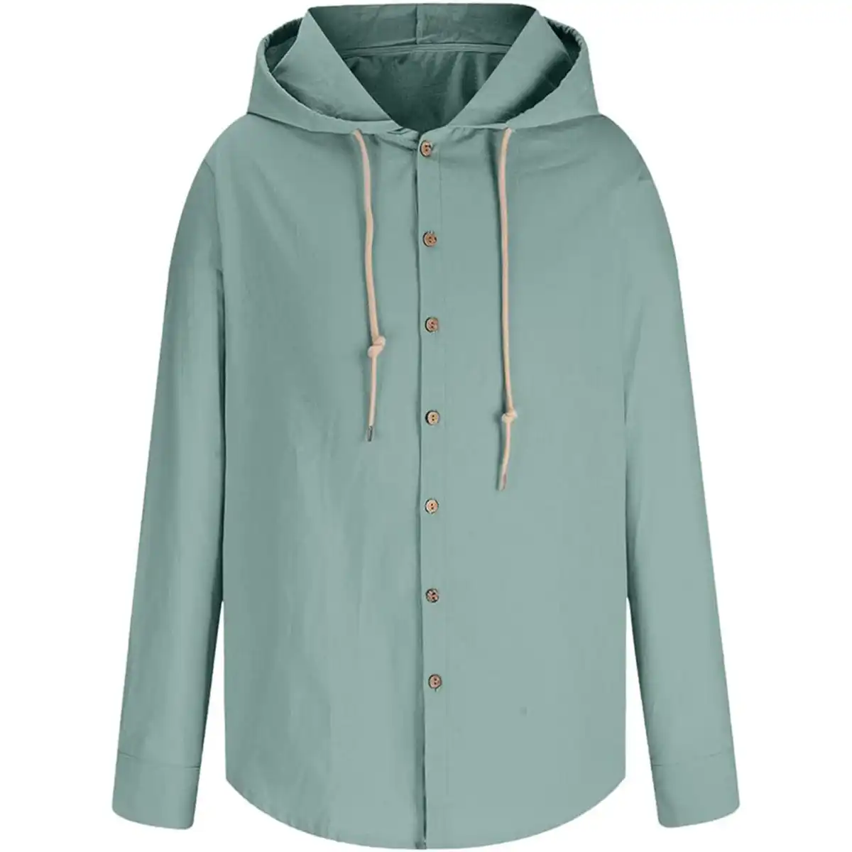 Cozy Cotton Linen Hooded Tee product image 10