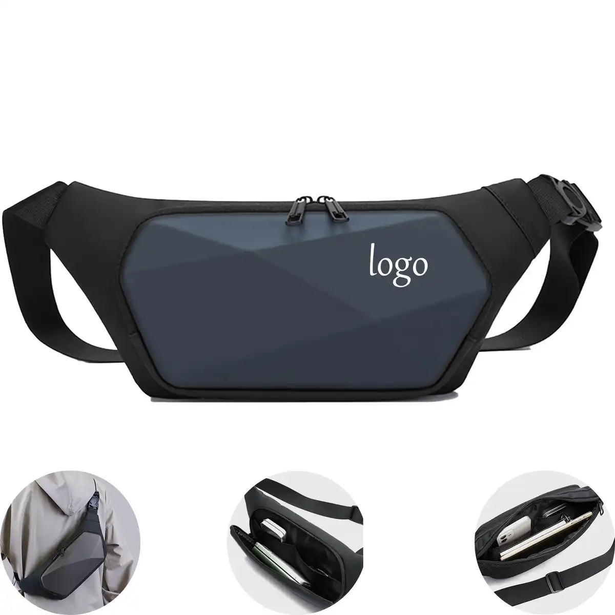 Water Resistant Hard Shell Chest Bag