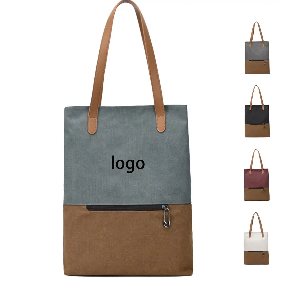 Versatile Canvas Backpack Tote product detail view