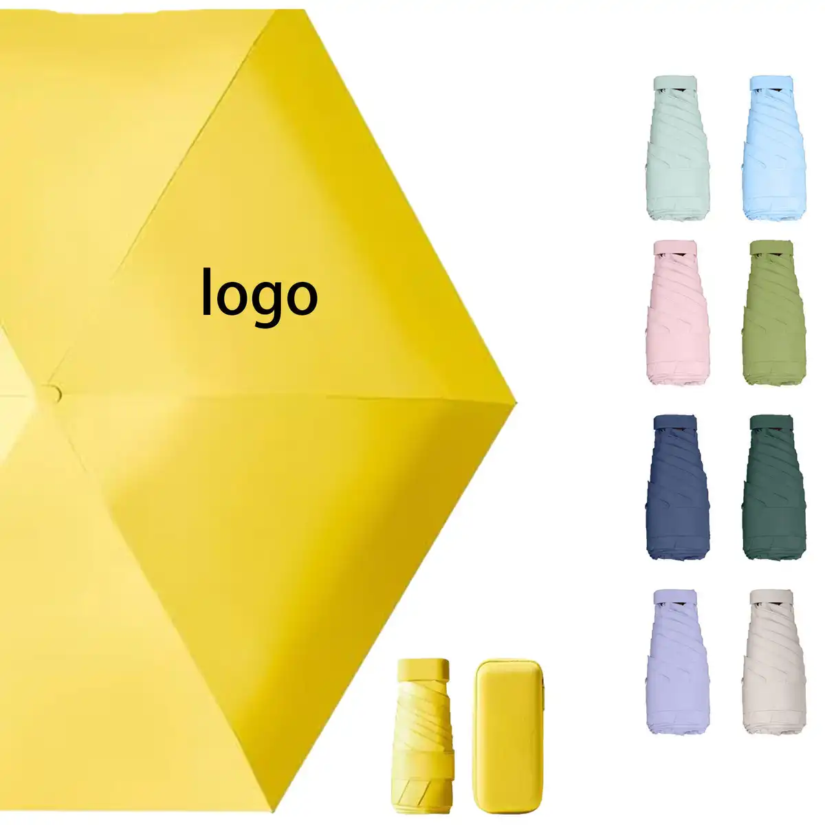 Pocket Umbrella with Travel Case product detail view