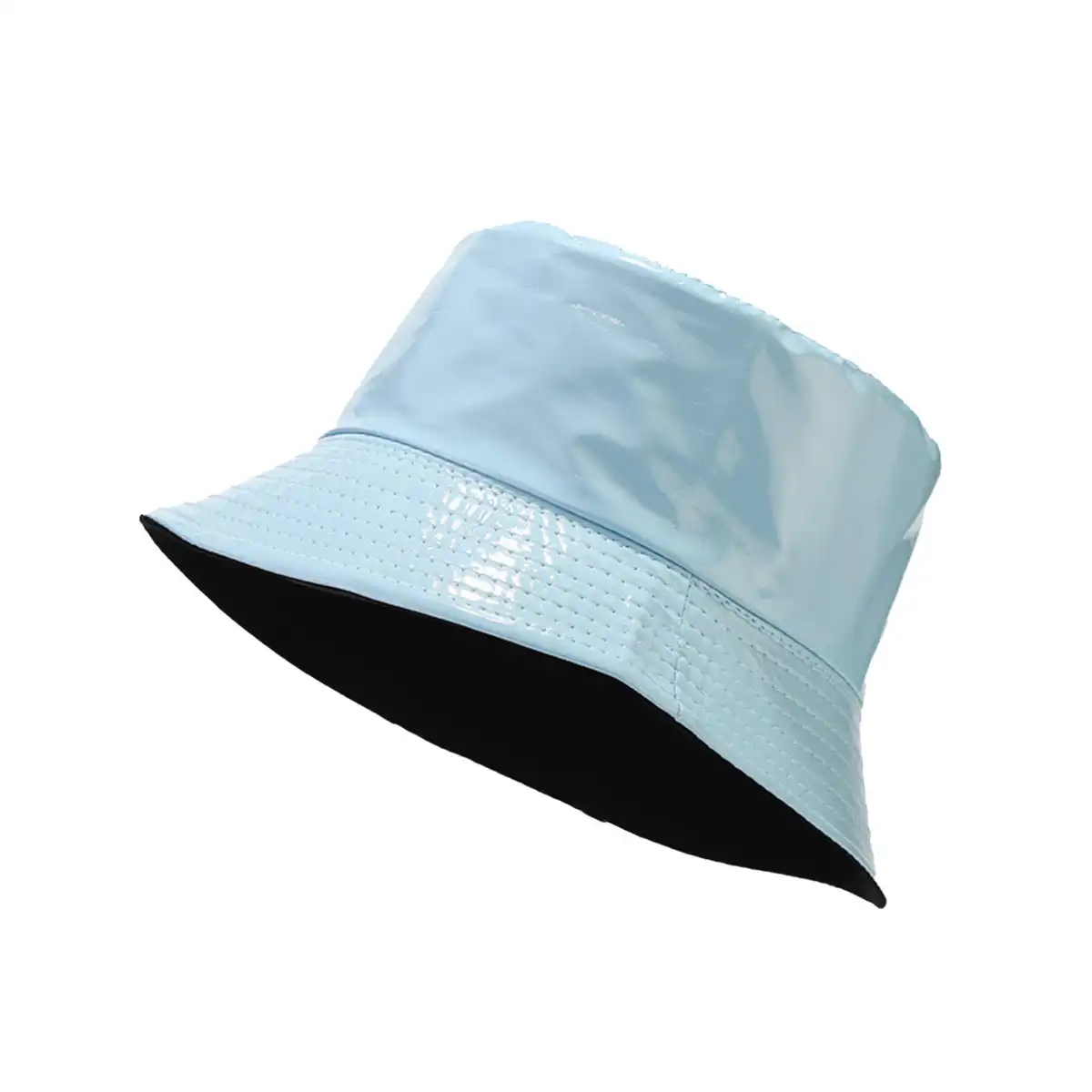 Durable PU Leather Sun Hat product close-up