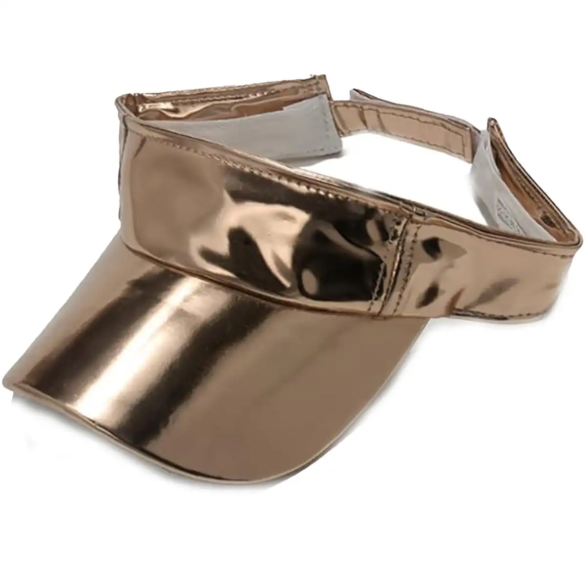 Premium PU Leather Reflective Sun Hat alternate product angle
