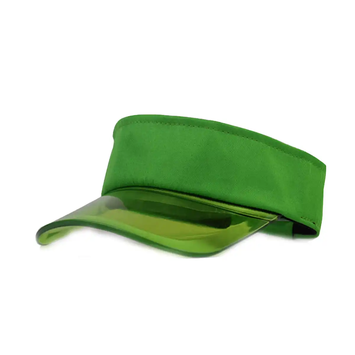 Clear Brim Sun Hat custom logo imprint view