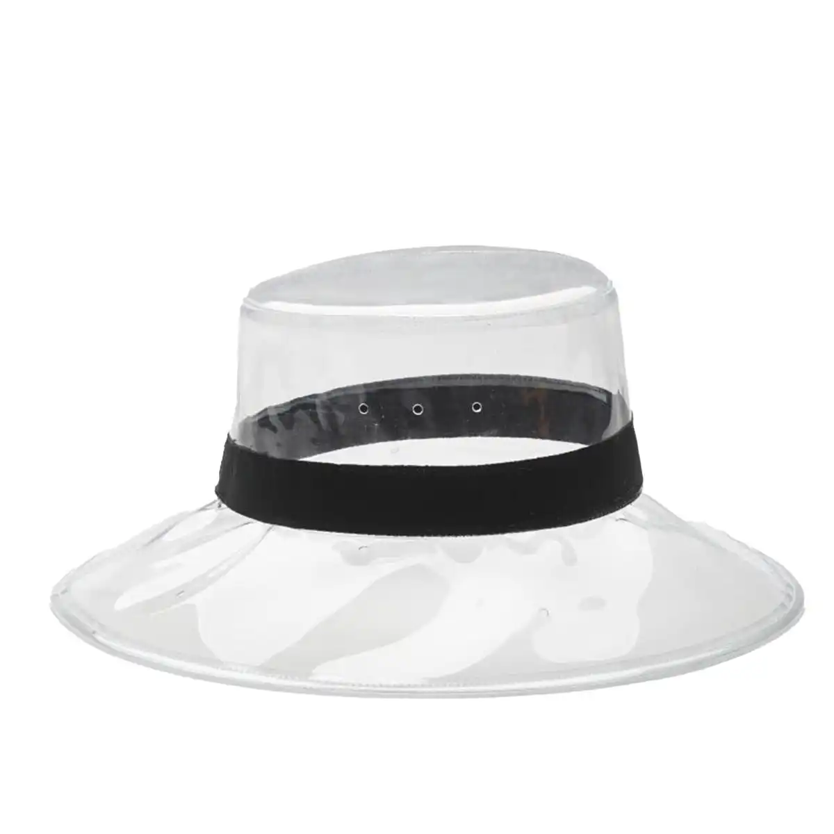 Waterproof PVC Bucket Hat custom logo imprint view