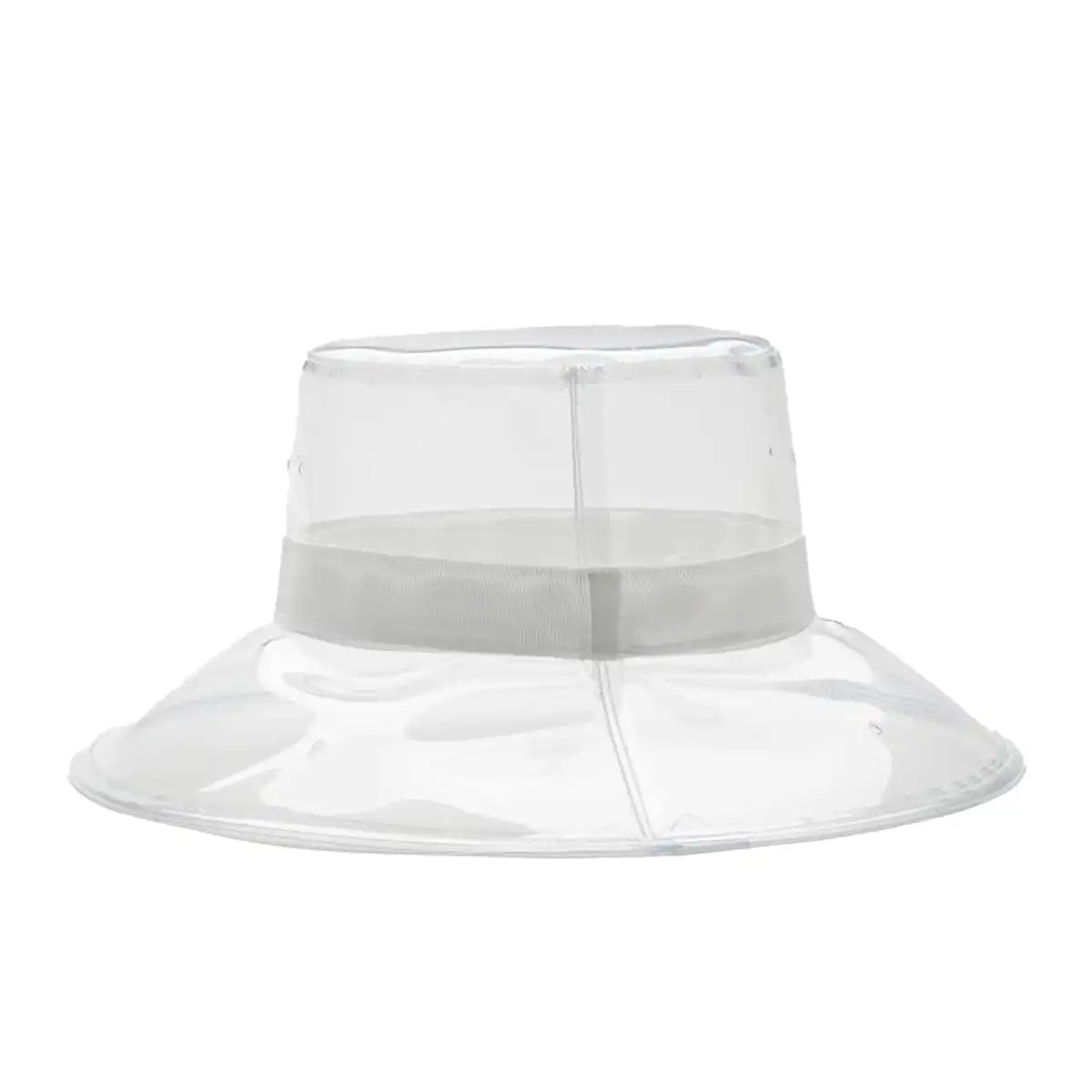 Waterproof PVC Bucket Hat product in use