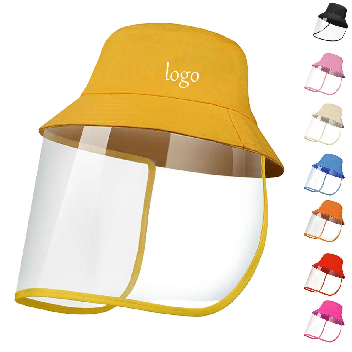 Protective Face Shield Bucket Hat product detail view