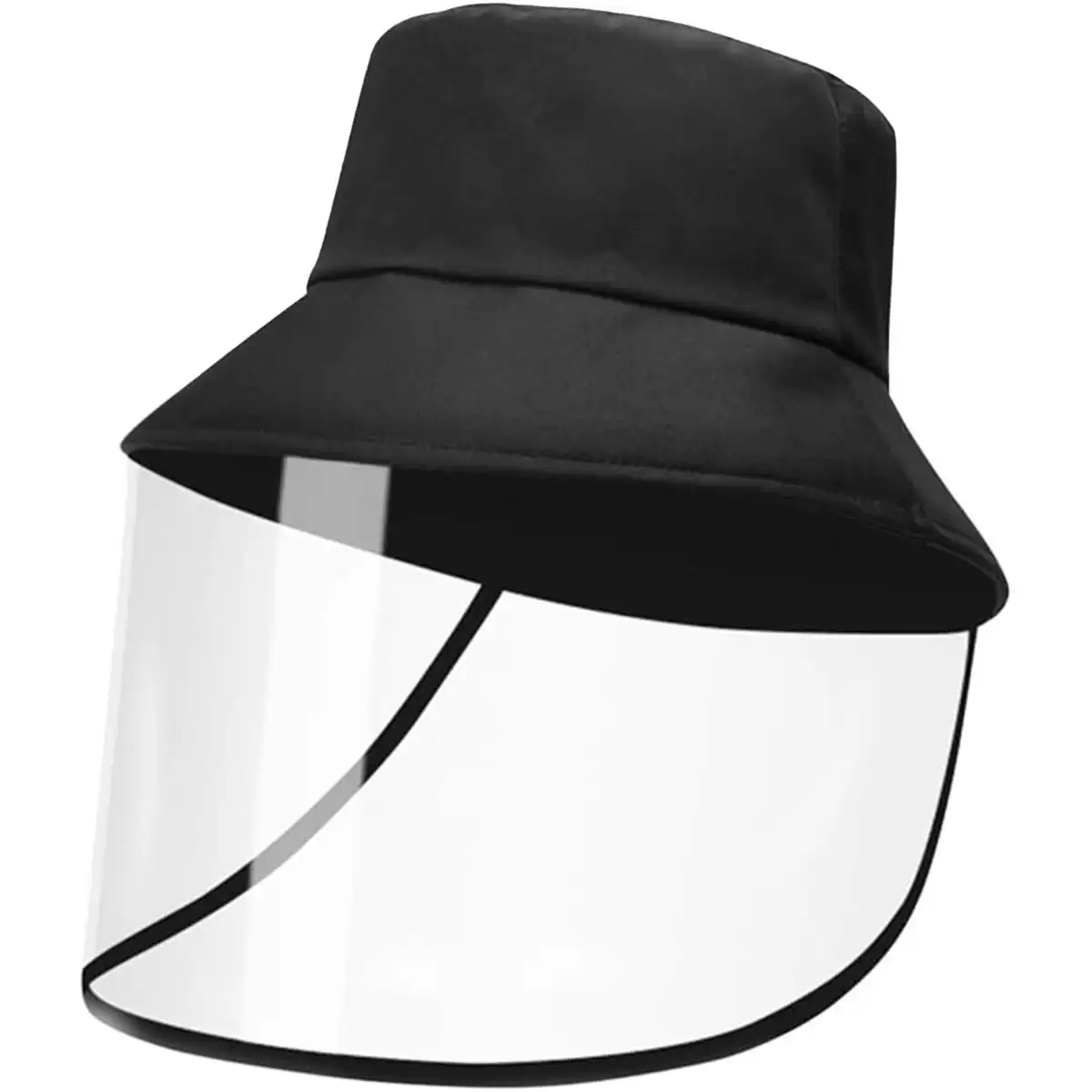Protective Face Shield Bucket Hat product close-up