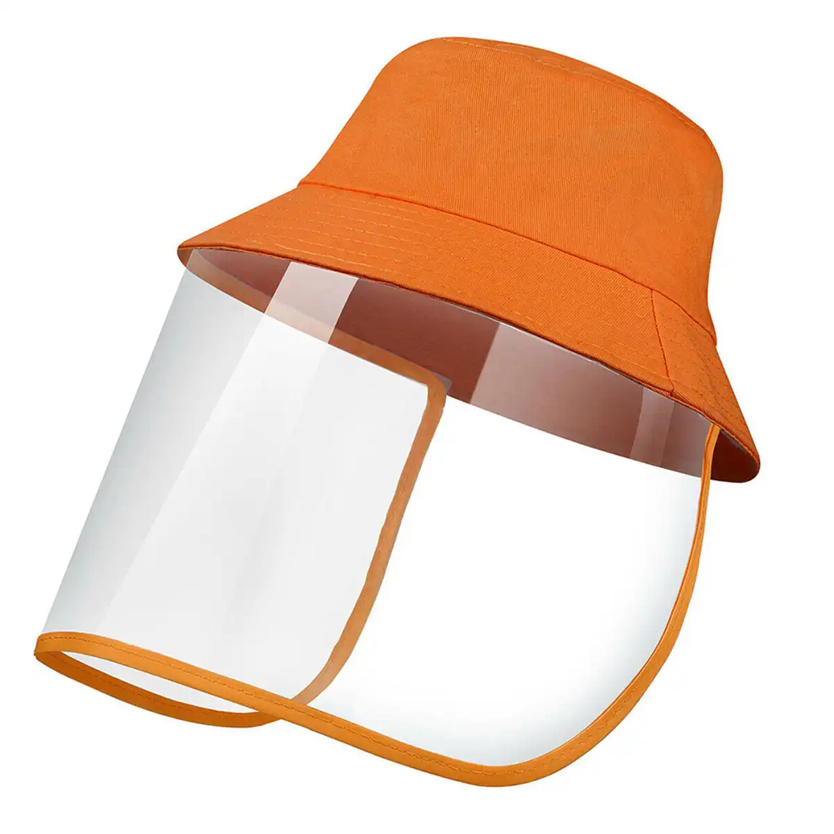 Protective Face Shield Bucket Hat custom logo imprint view