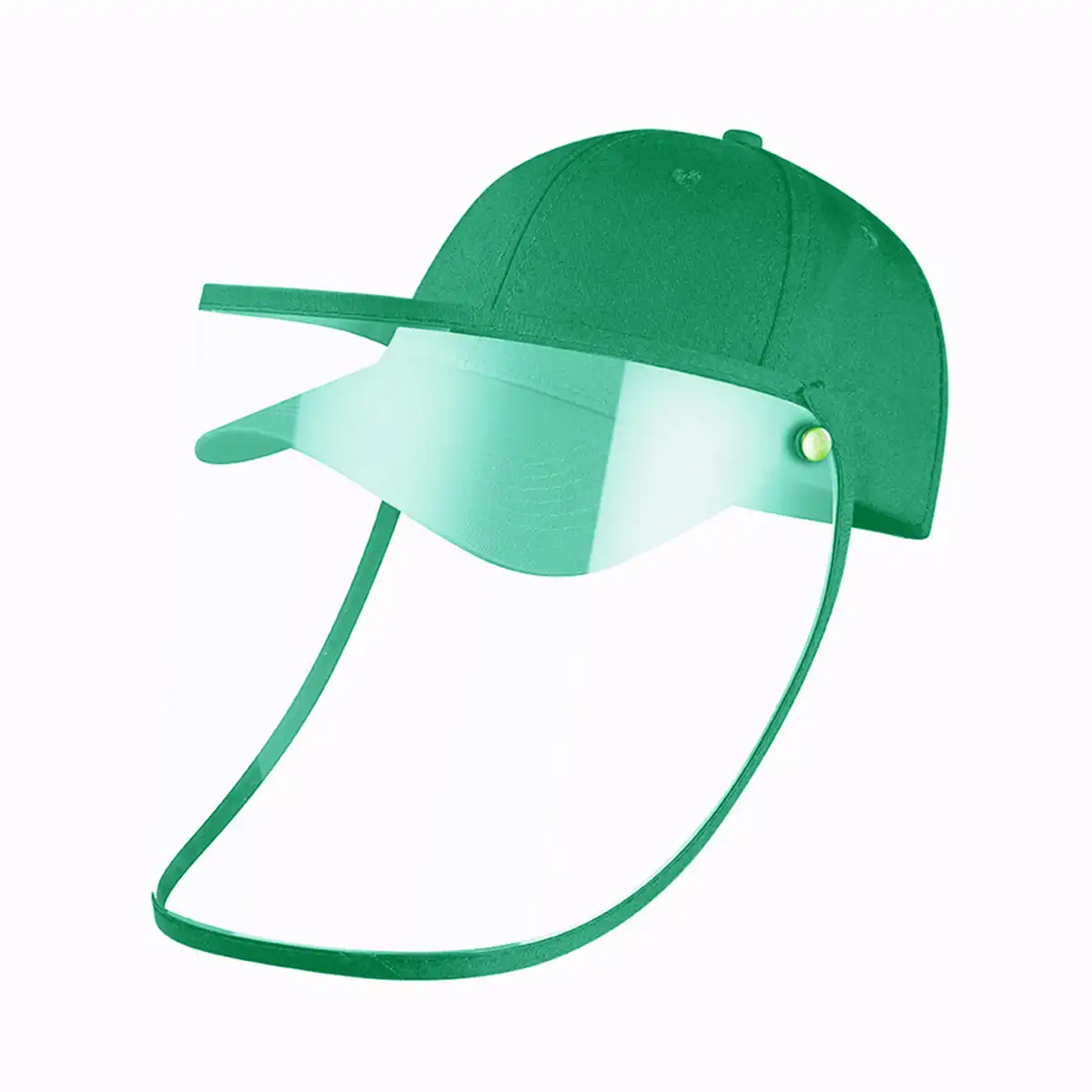 Shield Face Baseball Cap custom logo imprint view